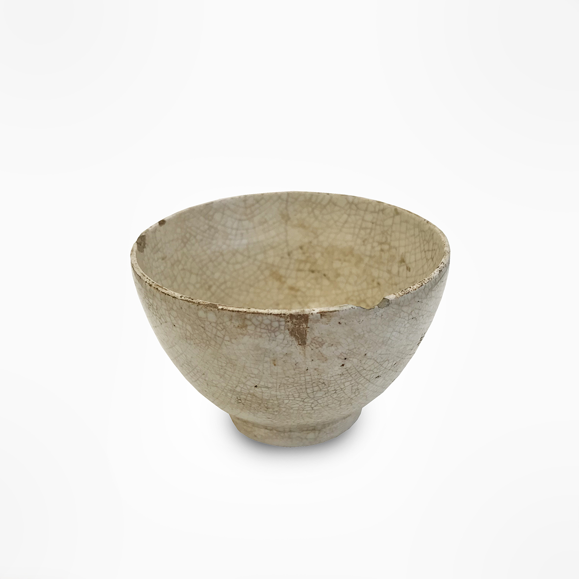 Cracqueled cup_ceramic_18th_Korea_basedonart gallery