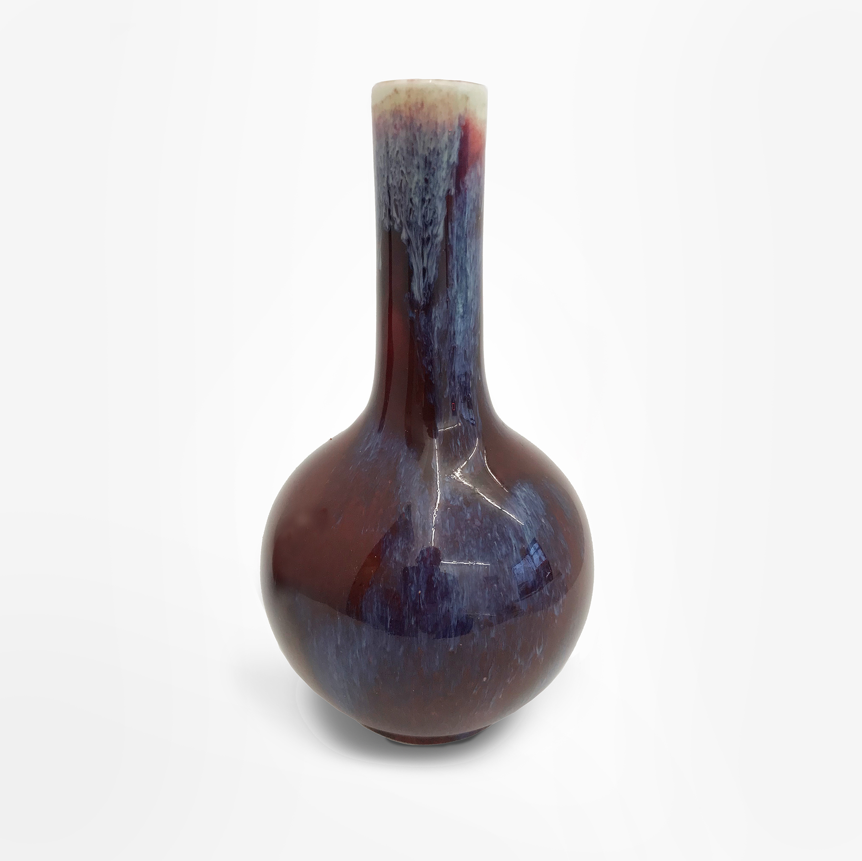 Flambee glaze Vase | Ceramic | China Jingdezezhen | 20th | basedonart gallery