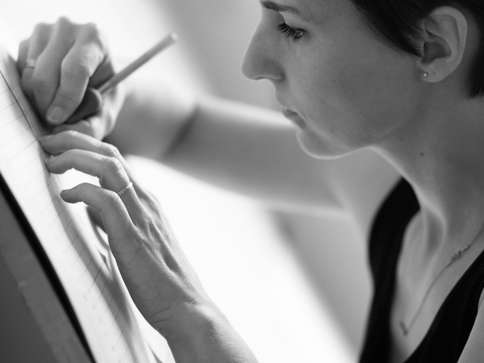 Fiene Scharp in her studio | Photo Christian Manthey | boa-basedonart