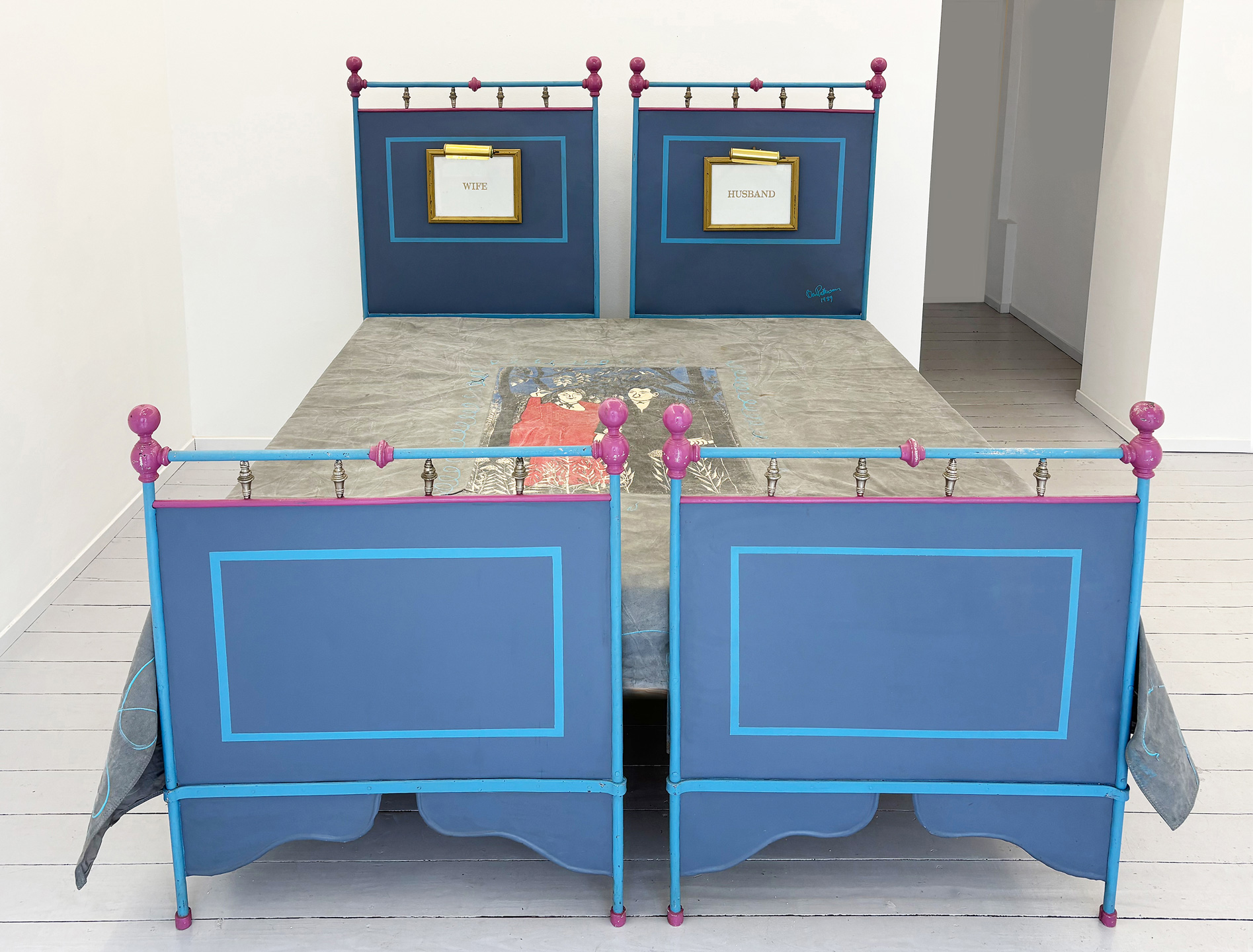 Ben Patterson | Husband And Wife | 1989 | Exhibition view at the boa-basedonart gallery 2025 | Estate of Benjamin Patterson | boa-basedonart